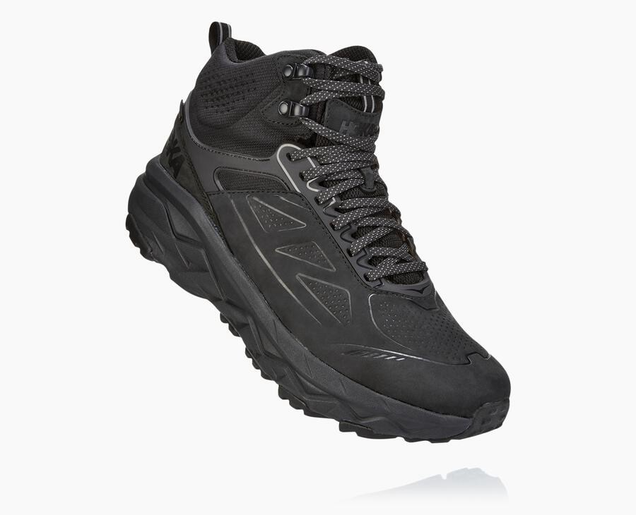 Hoka One One Turisticke Topanky Panske Čierne - Challenger Mid GORE-TEX - 54739-ALPN